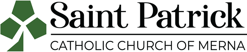 St. Patrick Catholic Church of Merna | St. Mary Church in Downs Logo