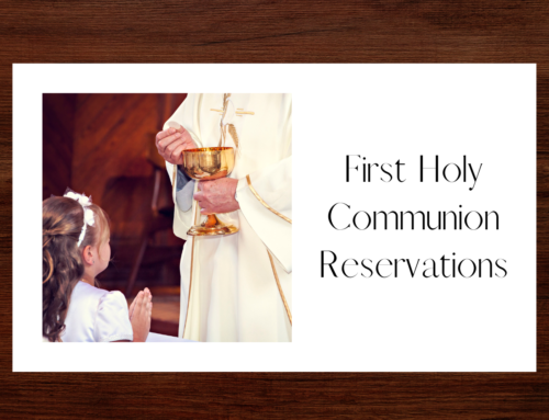 First Holy Communion Reservations